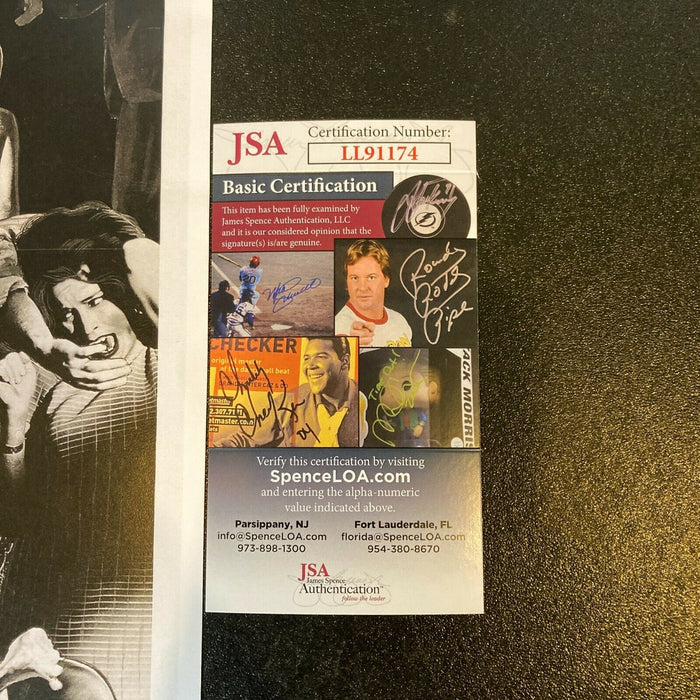 George Romero & Judith O'Dea Signed Night Of The Living Dead Poster JSA COA