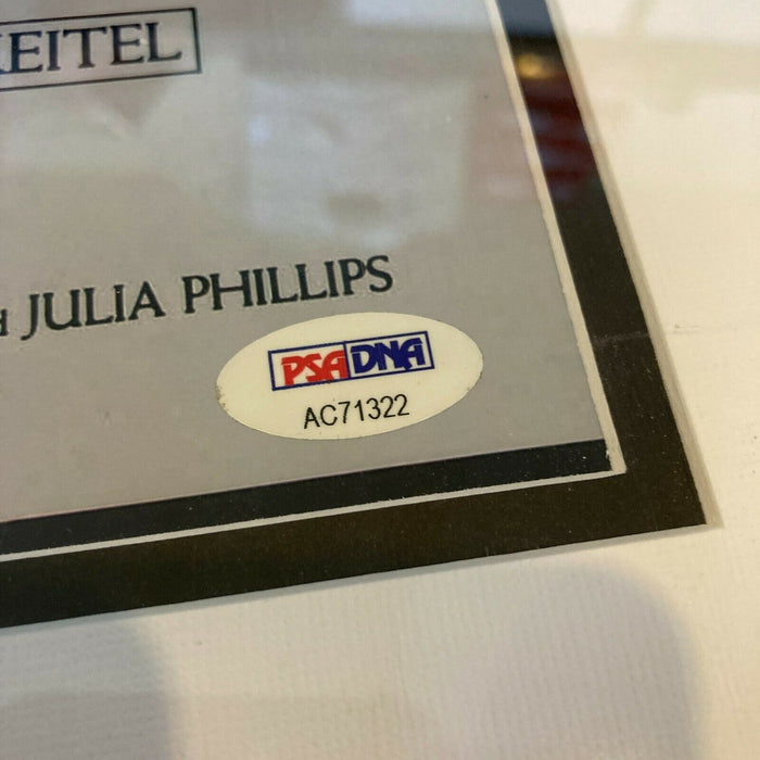 Martin Scorsese Signed Large 18x24 Taxi Driver Movie Poster Framed PSA DNA COA