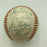 Beautiful 1957 Brooklyn Dodgers Final Season Team Signed Baseball JSA COA