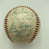 Beautiful 1957 Brooklyn Dodgers Final Season Team Signed Baseball JSA COA