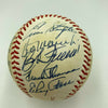 Hall Of Fame Multi Signed Cracker Jack Old Timers Game Baseball Beckett COA
