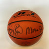 Michael Jordan Bill Russell Magic Johnson Larry Bird Signed Basketball UDA COA