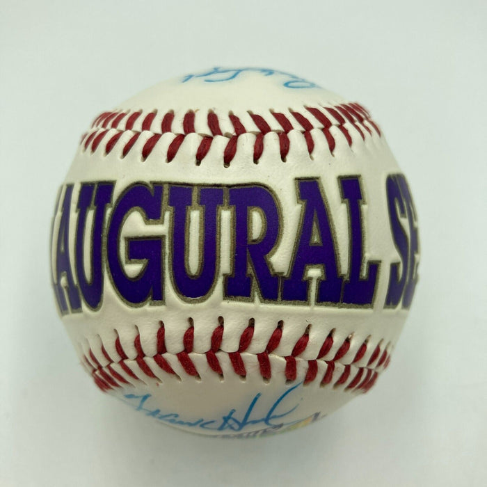1998 Tampa Bay Devil Rays Inaugural Season Team Signed Commemorative Baseball