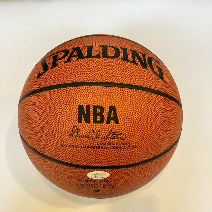Legendary Coaches Signed Basketball 12 Sigs Phil Jackson Dean Smith JSA COA