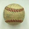 Connie Mack 1950's Philadelphia Athletics Team Signed Baseball With JSA COA