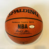 Hall Of Fame Multi Signed Basketball 11 Sigs James Worthy Parish Bing Greer JSA