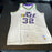 Karl Malone Signed Vintage 1980's Sand Knit Utah Jazz Jersey Auto PSA DNA COA