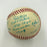 Rare Luke Sewell Signed Heavily Inscribed Career Stat Baseball With PSA DNA COA