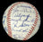 Beautiful 1968 Chicago Cubs Team Signed Baseball Ernie Banks JSA COA