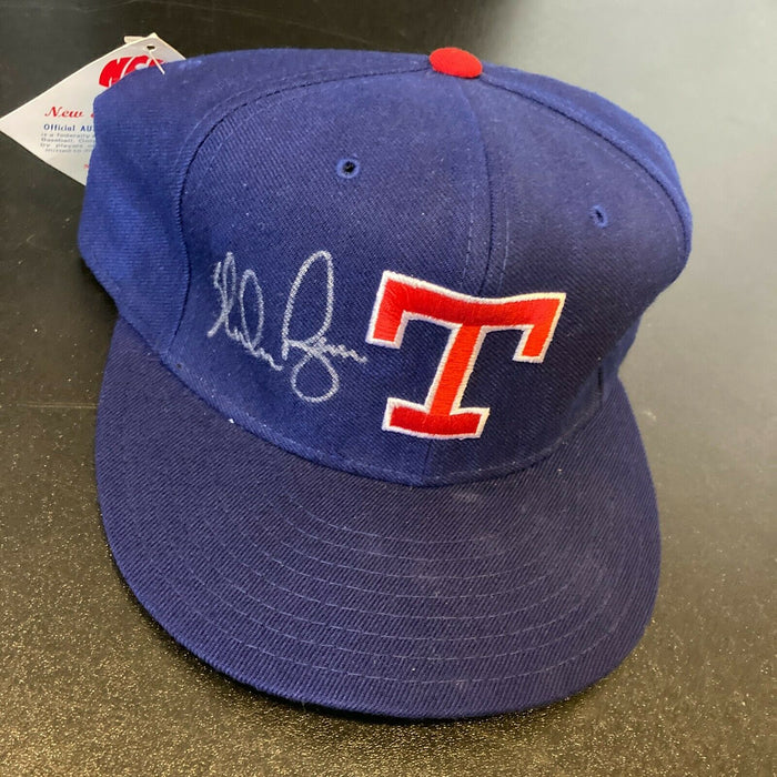 Nolan Ryan Signed Texas Rangers Game Model Hat With JSA COA