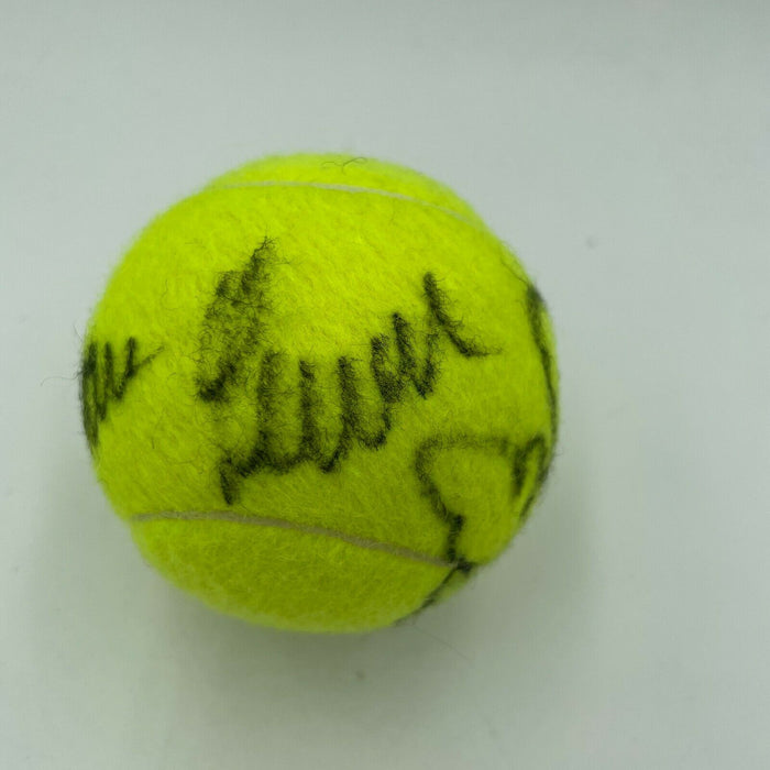 Chris Evert & Ivan Lendl Signed Autographed Tennis Ball With JSA COA