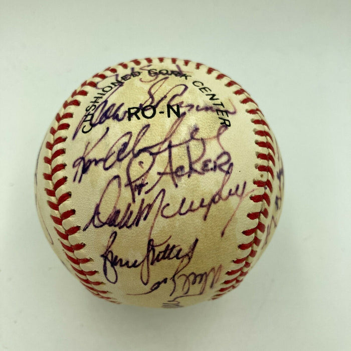 1980's Atlanta Braves Team Signed Autographed Official National League Baseball