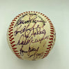 1980's Atlanta Braves Team Signed Autographed Official National League Baseball