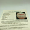 Mickey Mantle Ted Williams Willie Mays 500 Home Run Club Signed Baseball JSA COA