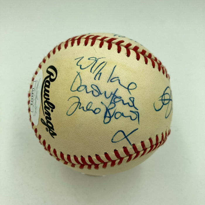 Johnny Depp, Harvey Keitel, Peter Boyle & Julie Brown Signed Baseball JSA COA