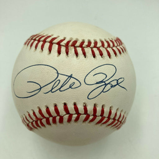 Nice Pete Rose Signed Official National League Baseball With JSA COA