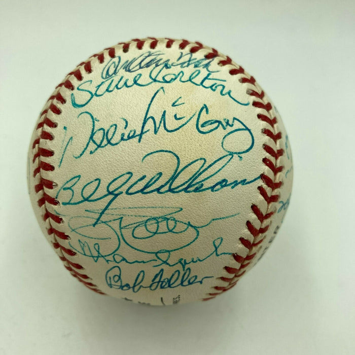 Nolan Ryan Tom Seaver Cal Ripken Jr Stan Musial HOF Multi Signed Baseball JSA