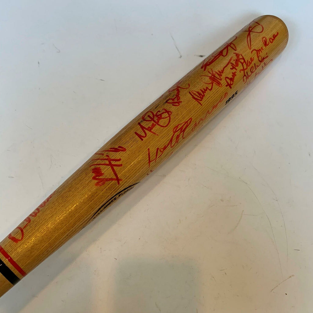 1995 Cincinnati Reds Team Signed Autographed Baseball Bat 28 Signature ...