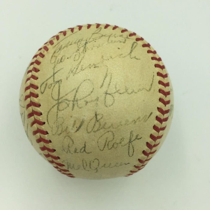 1946 New York Yankees Team Signed American League Baseball Joe Dimaggio JSA COA