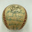 Willie Mays 1954 New York Giants World Series Champs Team Signed Baseball JSA