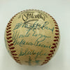 Willie Mays 1954 New York Giants World Series Champs Team Signed Baseball JSA