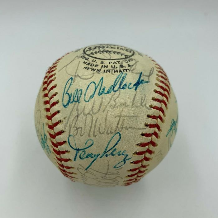 1975 All Star Game Team Signed Baseball Tom Seaver Gary Carter JSA COA
