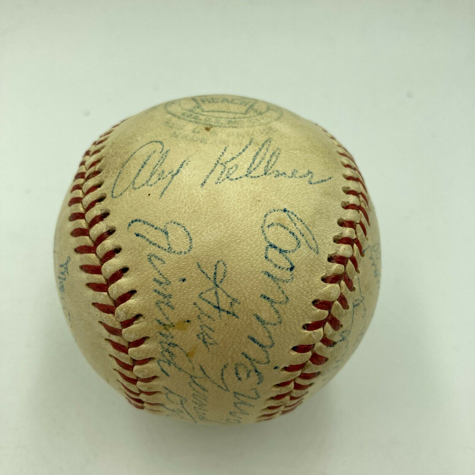 1950 Philadelphia Athletics Team Signed Ball With Connie Mack