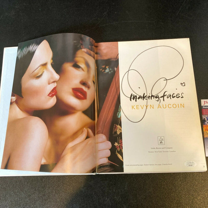 Kevyn Aucoin Making Faces Signed Autographed Book With JSA COA