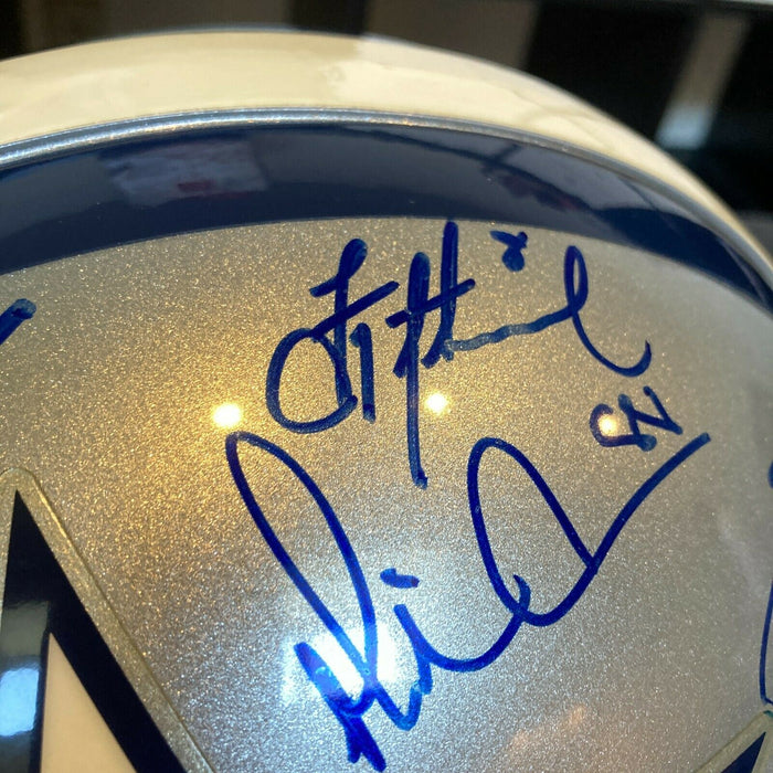 1993 Dallas Cowboys Super Bowl Champs Team Signed Authentic Helmet JSA COA RARE