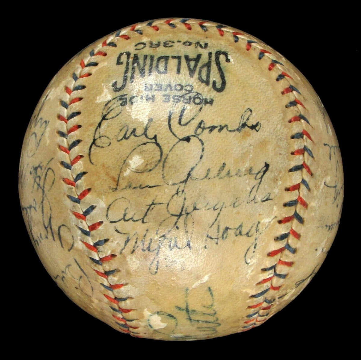 Circa 1960 Wilcy Moore Single Signed Baseball, 1927 New York