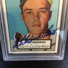 1997 1952 Topps Stars Eddie Mathews Signed Autographed Baseball Card PSA DNA COA