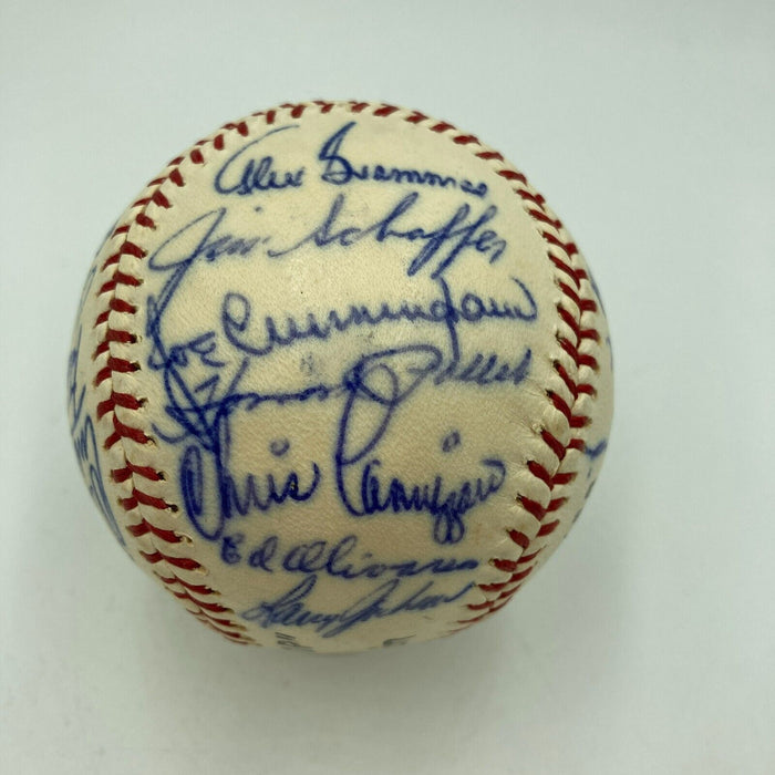 1961 St. Louis Cardinals Team Signed Baseball 25 Sigs Stan Musial Beckett COA