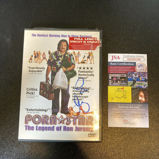 Ron Jeremy Signed The Legend Of Ron Jeremy DVD With JSA COA