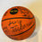 1989 - 1990 UNLV Rebels NCAA National Champs Team Signed Mini Basketball JSA