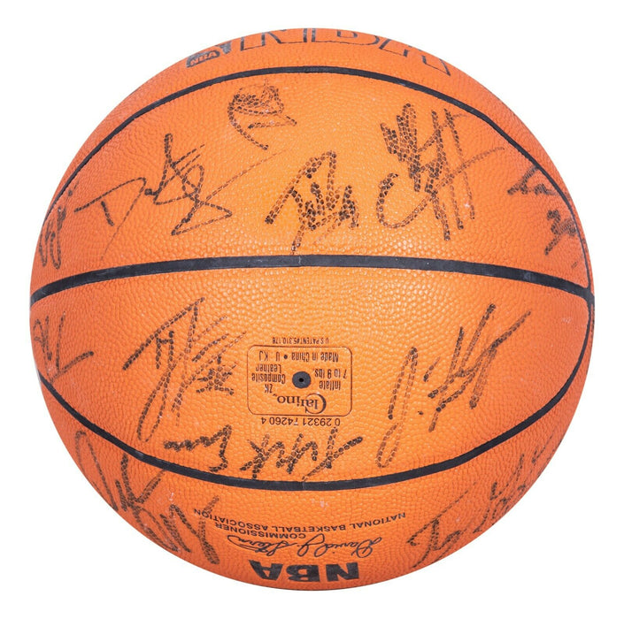 Stephen Curry James Harden 2009 Draft Rookie Signed Basketball 35 Sigs JSA COA