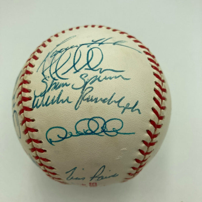 1998 New York Yankees World Series Champs Team Signed W.S. Baseball