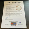 Joe Medwick Pie Traynor Lefty Grove HOF Signed Baseball PSA DNA & Beckett COA