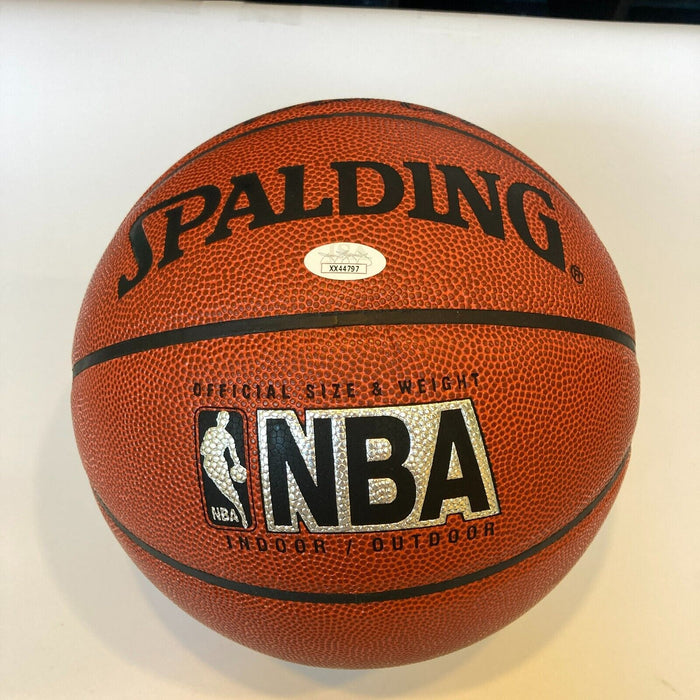 Wilt Chamberlain Bill Russell Kareem Abdul-Jabbar Centers Signed Basketball JSA