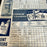 Johnny Kucks Signed Autographed 1950's New York Yankees Scorecard