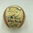 Hall Of Fame Multi Signed Cracker Jack Old Timers Game Baseball Beckett COA