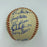 Beautiful 1960 Chicago Cubs Team Signed Baseball Ron Santo Lou Boudreau JSA COA