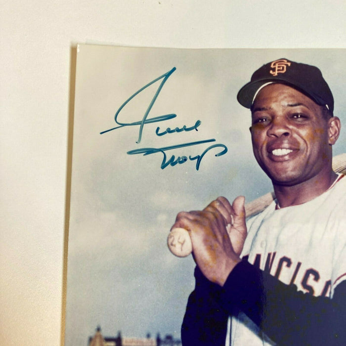 Willie Mays Signed Autographed 8x10 Photo With JSA COA