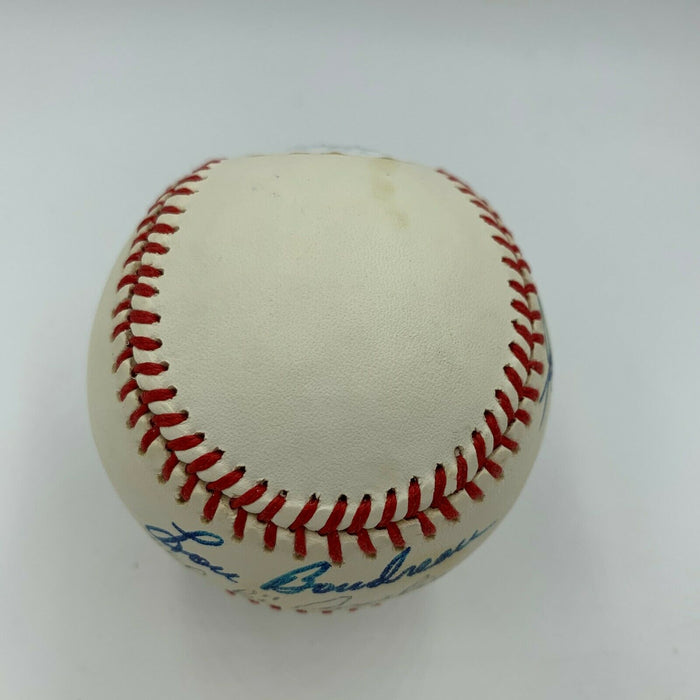 Joe Cronin Luke Appling Boudreau Aparicio HOF Shortstops Signed Baseball JSA COA