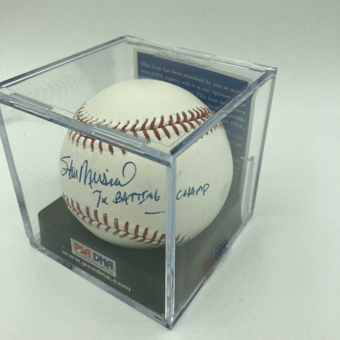 Stan Musial 7X Batting Titles Signed Major League Baseball PSA Graded 9.5 Mint+