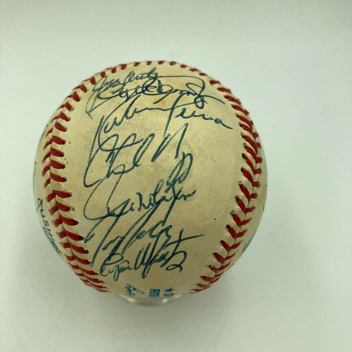 1992 All Star Game Team Signed Baseball Kirby Puckett Roger Clemens JSA COA