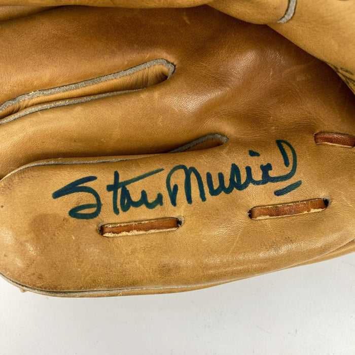 Stan Musial Signed Vintage 1950's Game Model Baseball Glove JSA COA