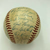 1959 Cleveland Indians Team Signed American League Baseball Joe Gordon JSA COA