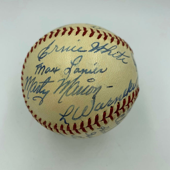 Beautiful 1941 St. Louis Cardinals Team Signed Baseball PSA DNA COA