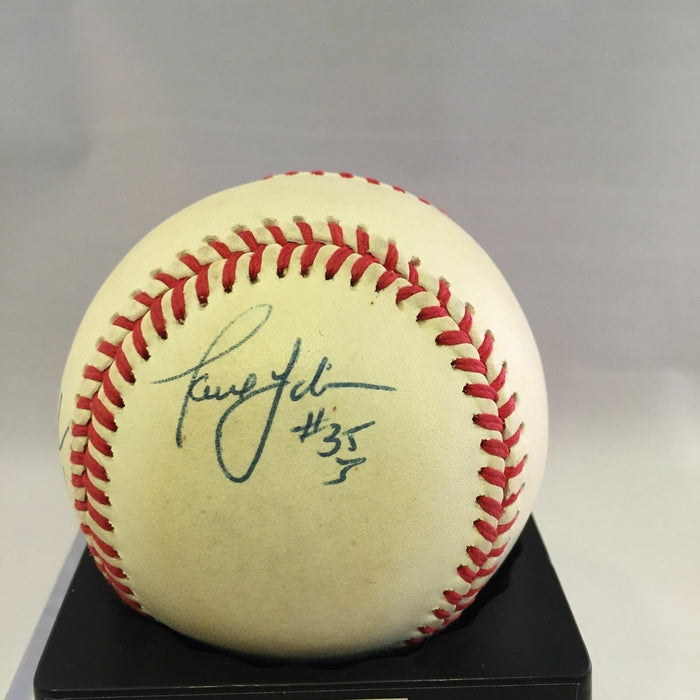 Steve Howe Signed Autographed AL Baseball PSA DNA COA #Y04277