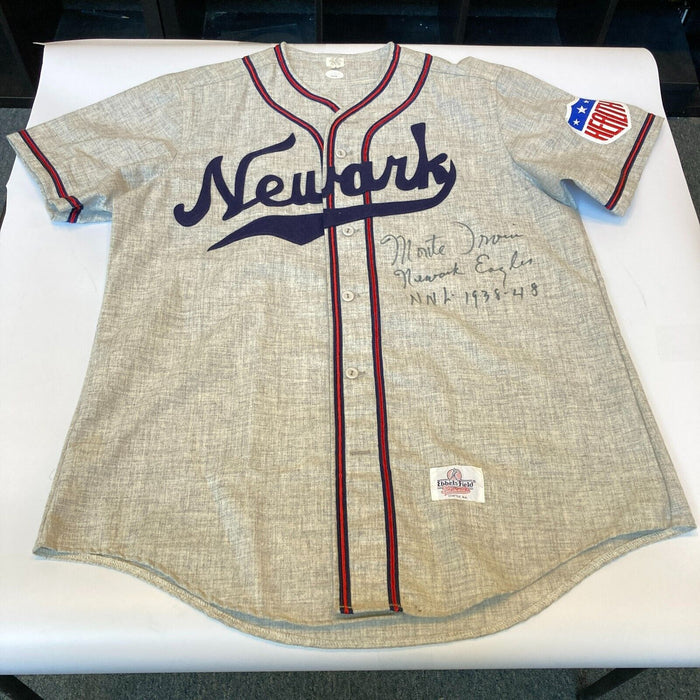 Monte Irvin 1938-1948 Signed Inscribed Newark Eagles Negro League Jersey JSA COA